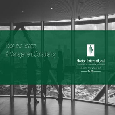 Horton International Brochure