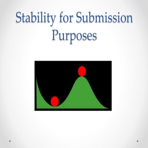 OSD Stability for Submission Purposes3