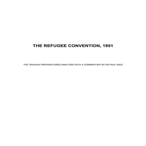 The United Nations High Commissioner for Refugees | PPT