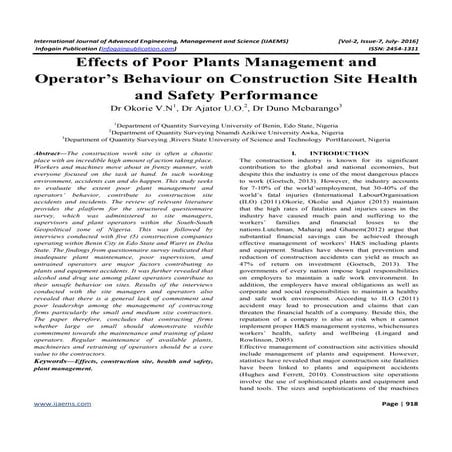 Characteristic data analysis of occupational accident in heavy ...