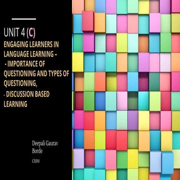 DISCUSSION BASED LEARNING