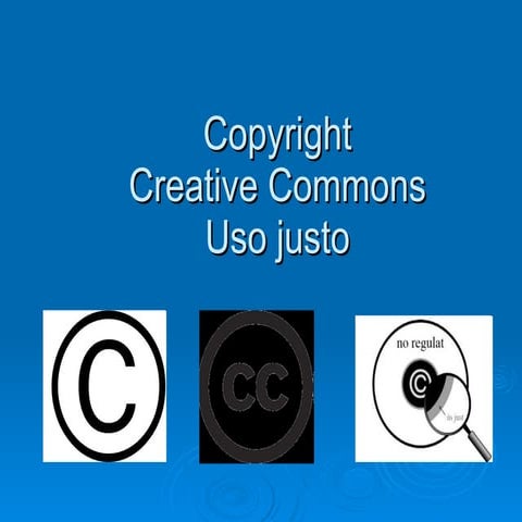 (2) el copyright