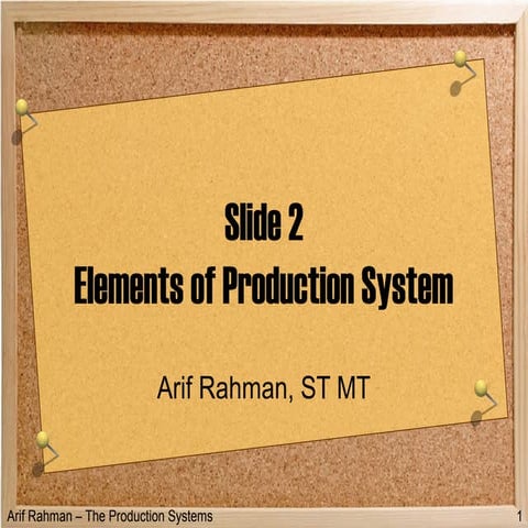 02 elements of production systems