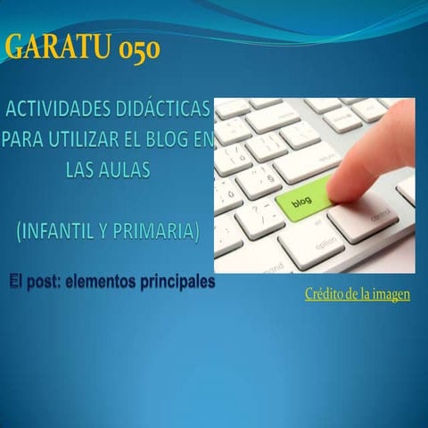 2 el post elementos principales