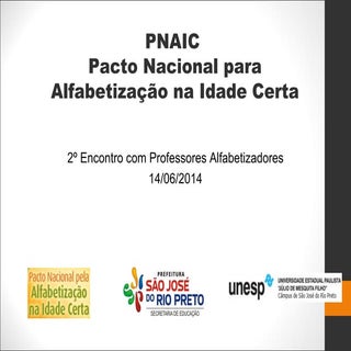 2º encontro pnaic 2014