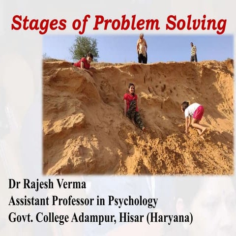 stages of problem solving