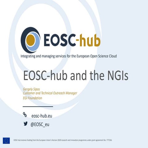 EOSC-hub and the NGIs