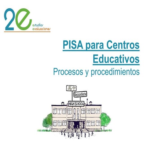PISA para Centros Educativos: Procesos y procedimientos (Elena Govorova, 2E)