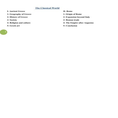 2 eso summary_the_classical_ world