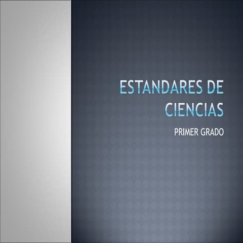 2 estandares de ciencias