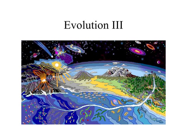 Evolution Presentation III