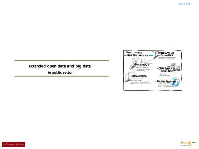 Extended open data and big data in public sector