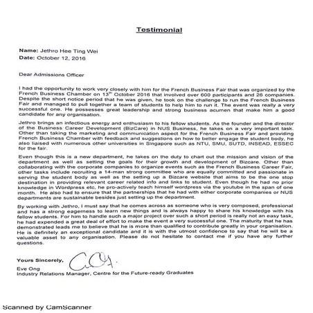 Jethro CFG Testimonial | PDF