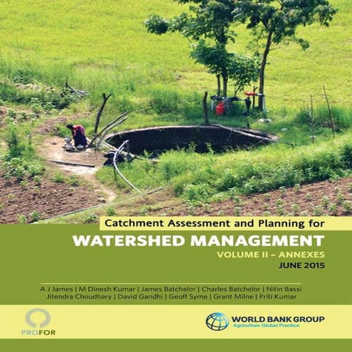 WB_CAP_Watershed Management Report_Annexure Report_03-09-15