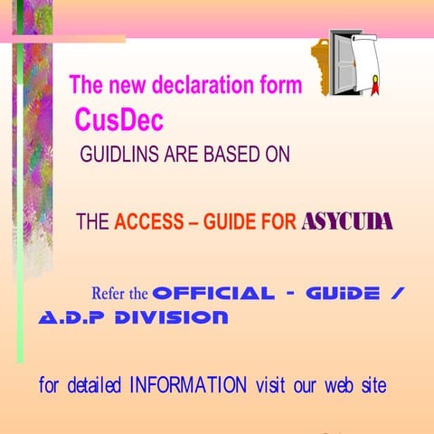 CustomsDeclaration | PPT