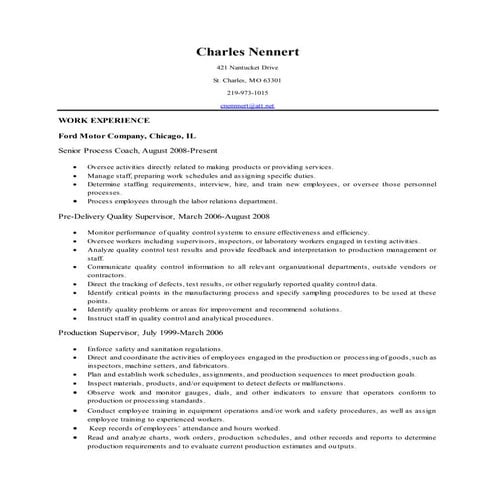 Charles Nennert Resume | DOCX