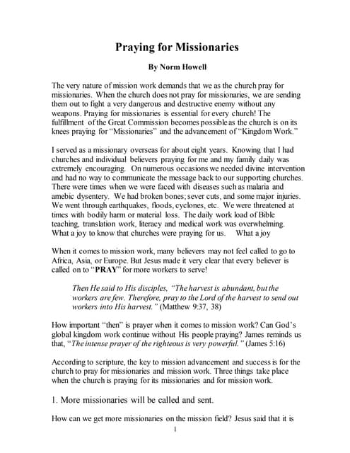Norm Howell presentations