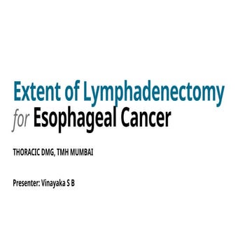Two field vs Three field Lymphadenectomy in Esophageal Cancer