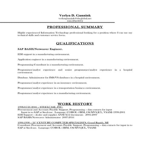 VERLYN Resume 2016-05