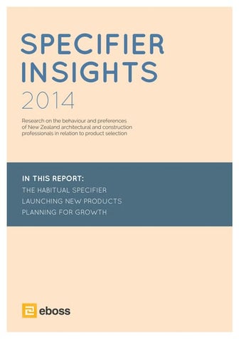 Specifier Insights 2014 - Exec Summary
