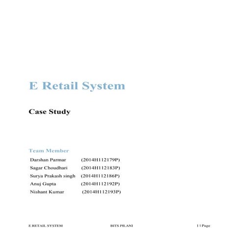 E-RETAIL SYSTEM_FINAL