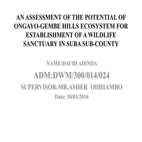 PROJECT PREntn DAVID