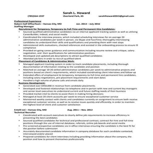 Recruiter RESUME | DOCX