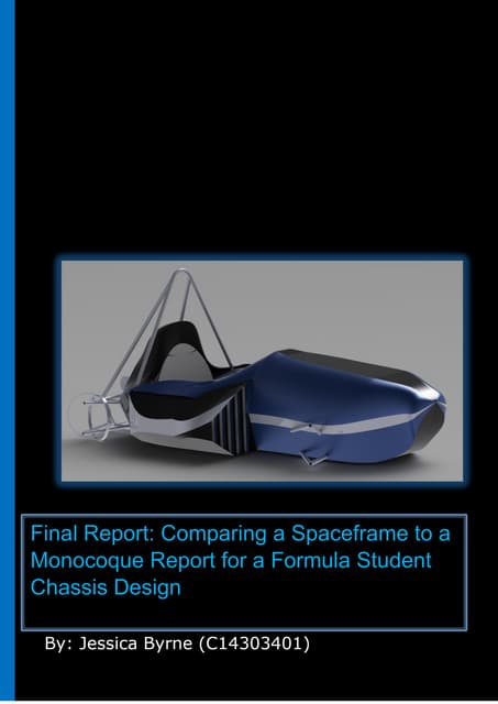 3rd Year Formula Student Frame Project Report