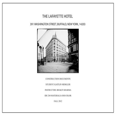 Final Construction Documents