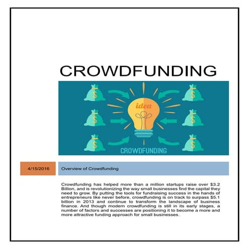 Crowdfunding