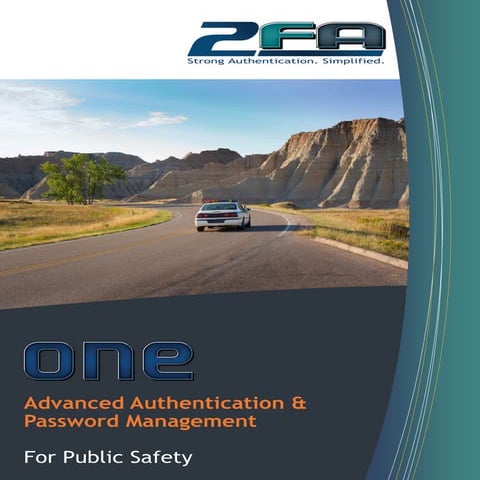 2FA  Advanced Authentication for Public Safety