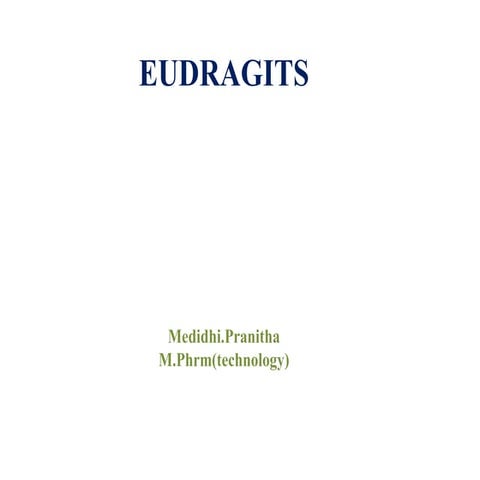 EUDRAGITS