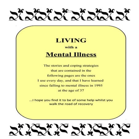 Living with mental illness Booklet