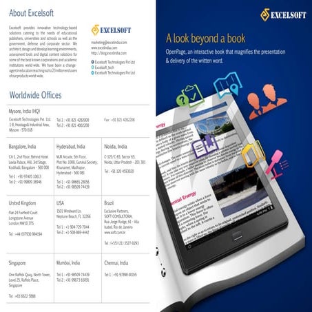 OpenPage Digital Book Solution Brochure | PDF