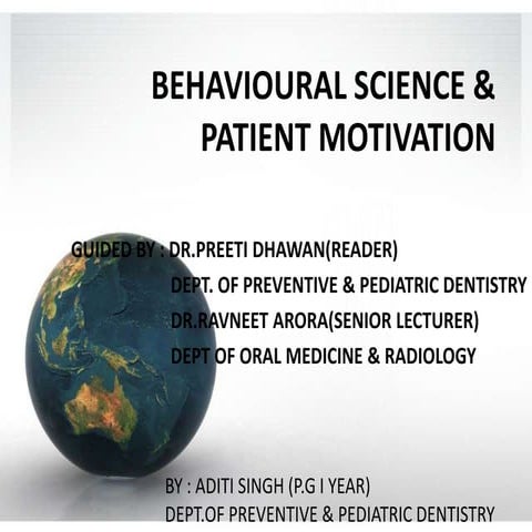  behavioural sciences & Patient motivation