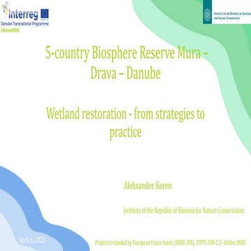 MAB-IHP Regional Symposium: Managing Water Resources in Biosphere Reserves in SEE and Med
