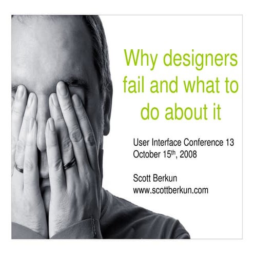 Whydesignersfail fin