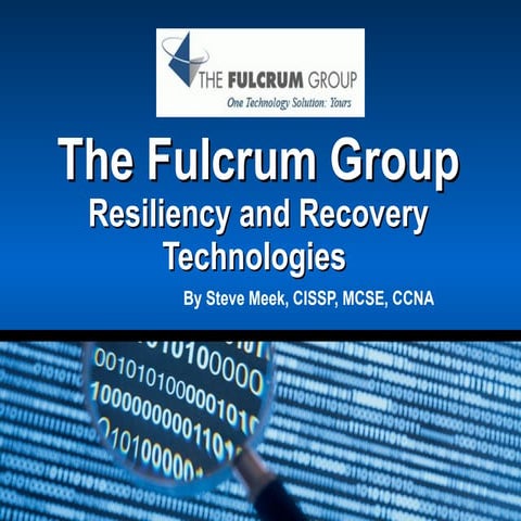 Fulcrum Group- Layer Your DR/BC