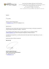 Exit Letter - Int. Archives & Records Management