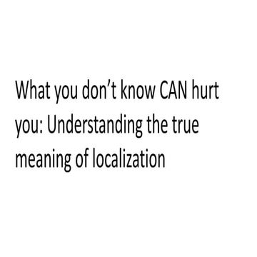 [GAMENEXT] What you don’t know CAN hurt you: Understanding the true meaning o...