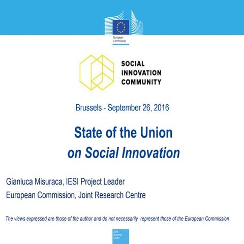 SIC Launch Event: The state of the union 