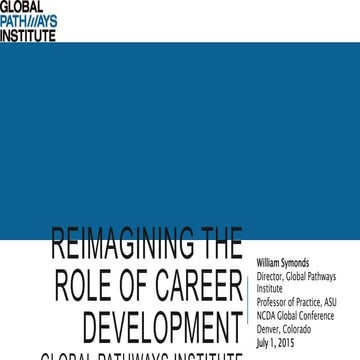 NCDA Keynote Address 2015