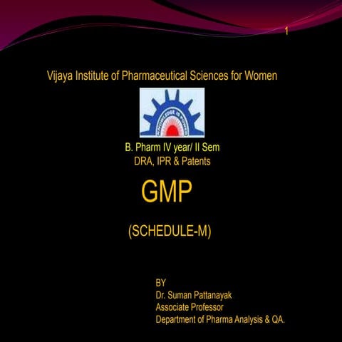 2 gmp jntu pharmacy