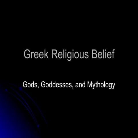 Gods and Goddesses (Role in the Trojan War) | PPTX