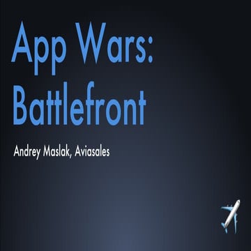 MBLT16: Andrey Maslak, Aviasales