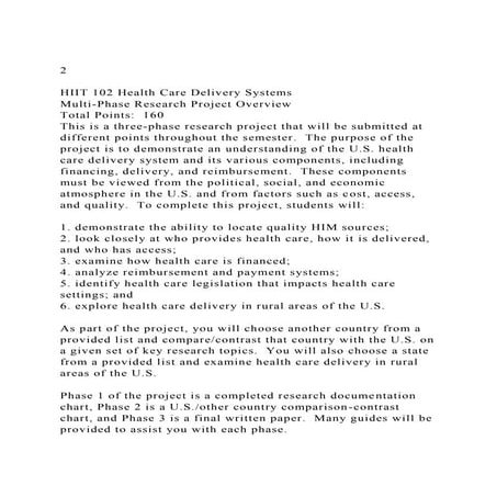 2HIIT 102 Health Care Delivery SystemsMulti-Phase Research P.docx