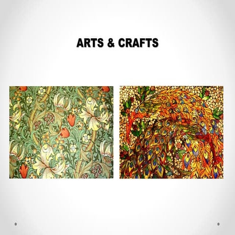 Arts & Crafts - Historia del Diseño