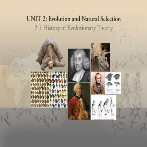 History and fundamentals of evolutionary theory | PPTX