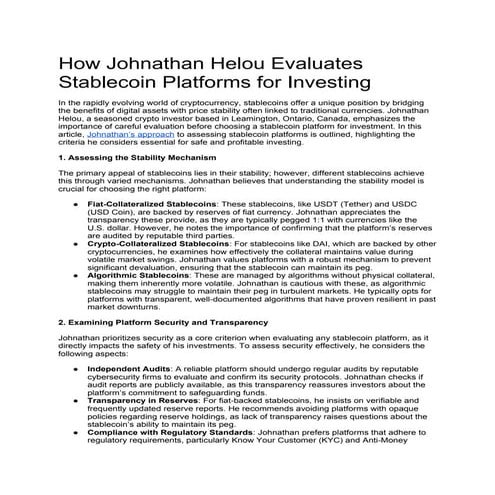 How Johnathan Helou Evaluates Stablecoin Platforms for Investing.docx