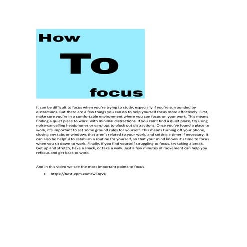 2How to focus.pdf